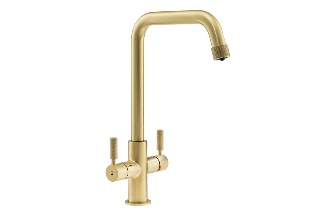 Abode Industria 3 IN 1 Monobloc Tap - Brushed Nickel, Brushed Brass, Matt Black, Matt Black & Antique Brass