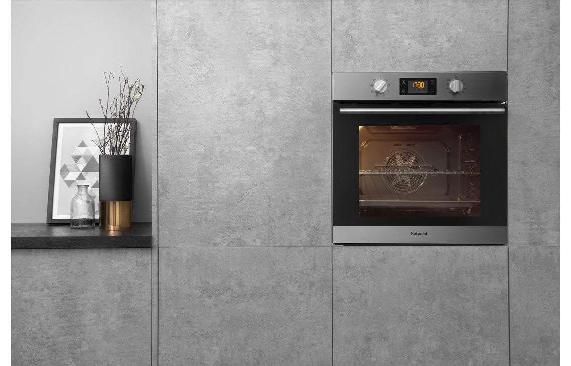 Hotpoint SA2 540 H IX Single Electric Oven - St/Steel