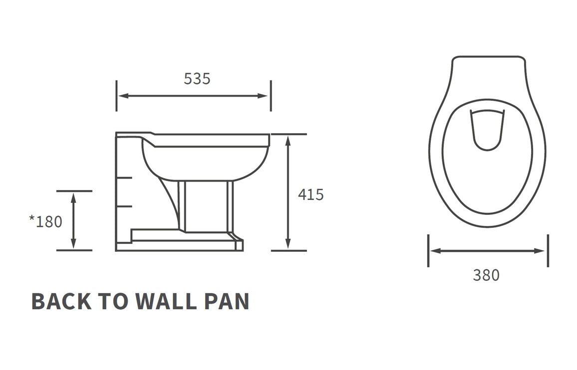 Sherbourne Back To Wall WC & Seat