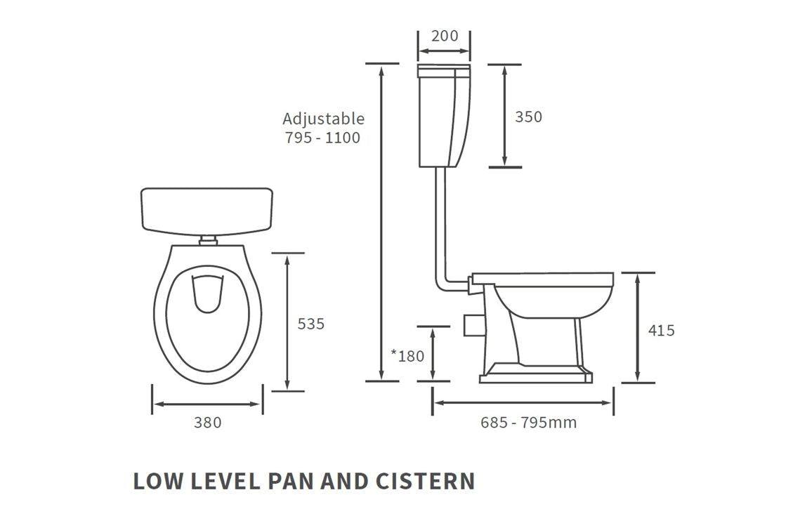 Sherbourne Low Level WC & Seat