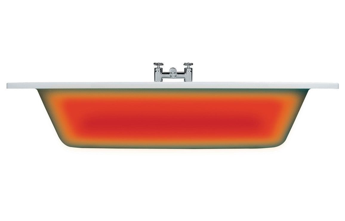 Navarre L Shape SUPERCAST 1700x850x560mm 0TH Shower Bath Pack (LH) or (RH)