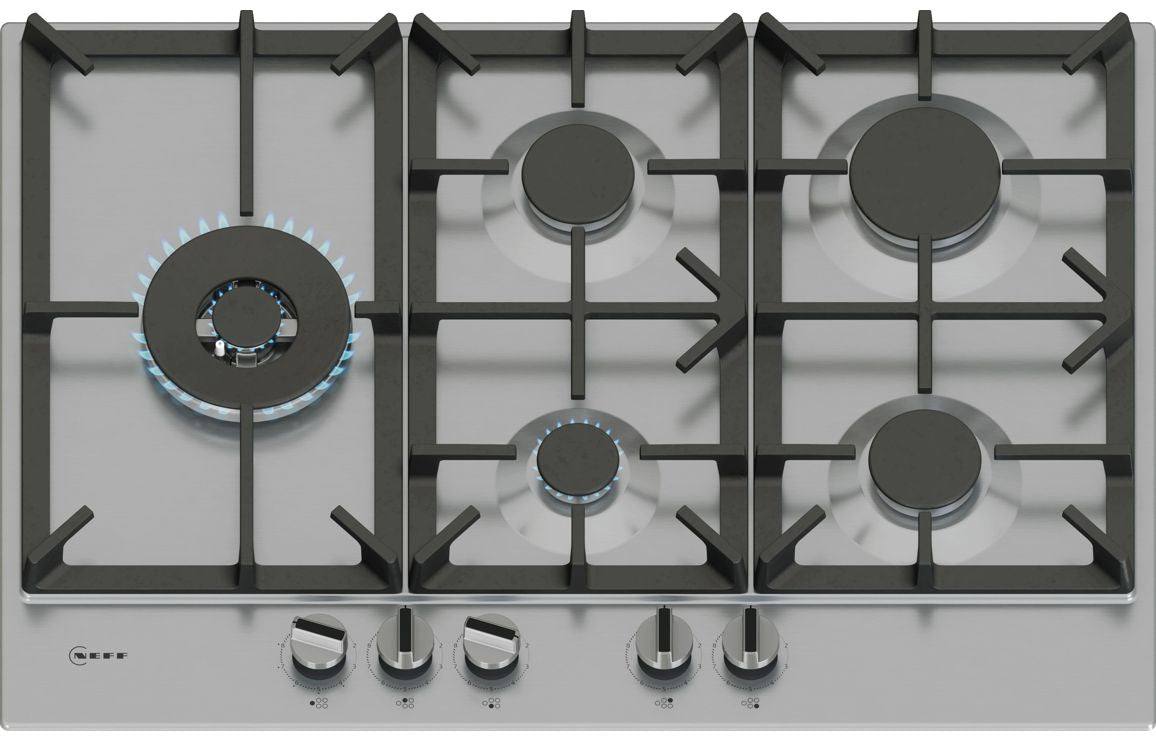 Neff N70 T27CIS8N0 75cm Gas Hob - St/Steel