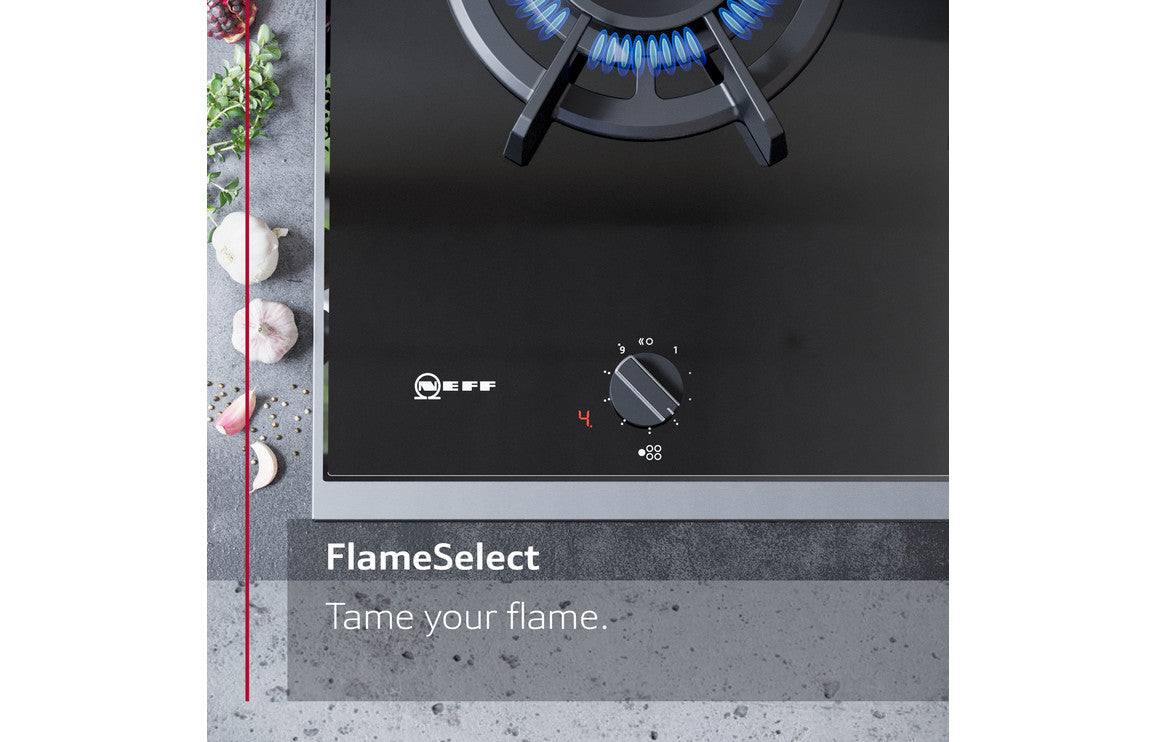 Neff N90 T29TS79N0 90cm Gas on Glass Hob - Black