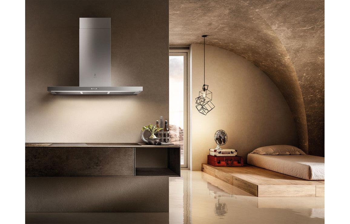 Elica Thin 60cm Slimline Chimney Hood - St/Steel