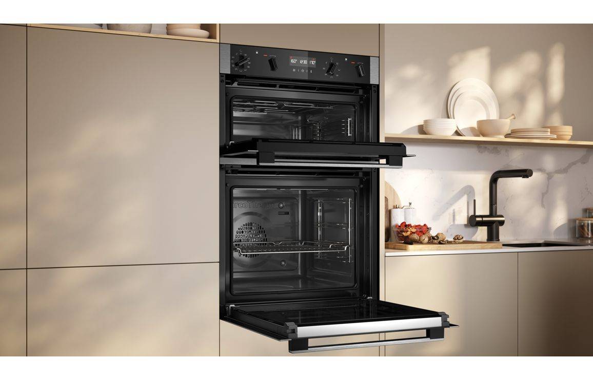 Neff N50 U2ACH7AN7B Double Pyrolytic Oven - St/Steel