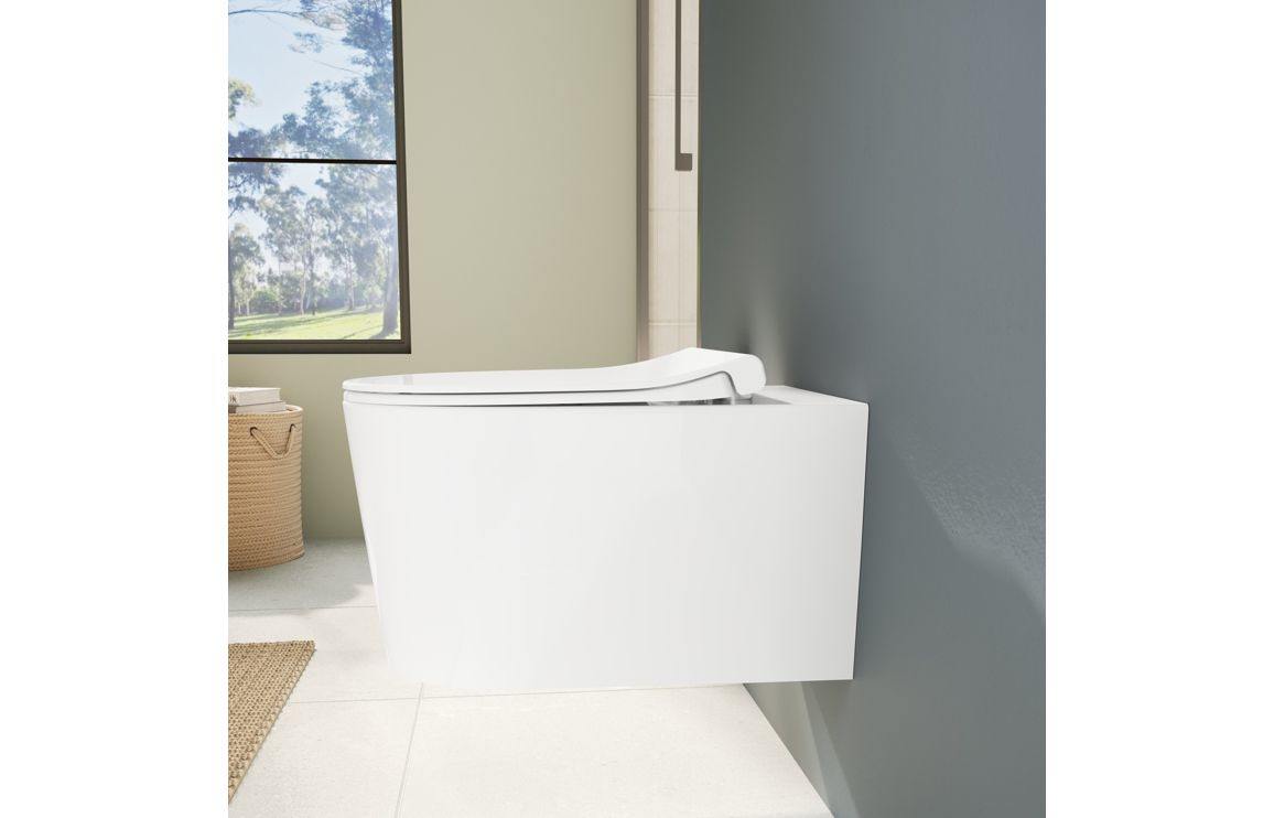 VitrA Sonic Flush Soft Close Slim Toilet Seat - White