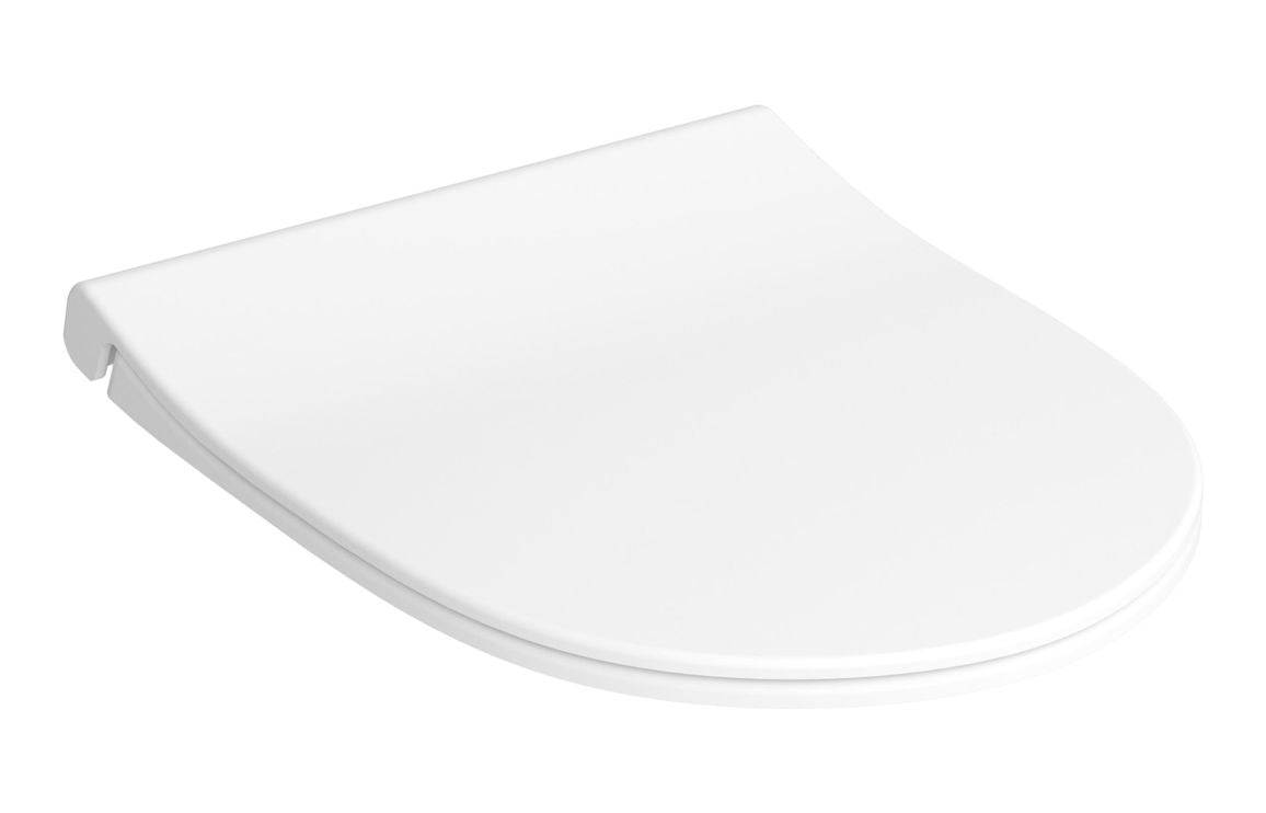 VitrA Sonic Flush Soft Close Slim Toilet Seat - White