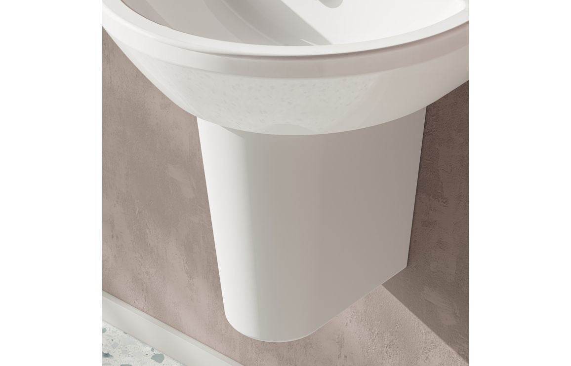 VitrA Integra 170x265mm Semi Pedestal Only - White