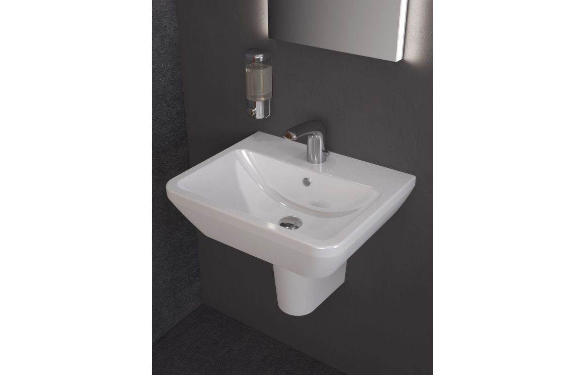VitrA Integra 650x490mm 1TH Basin w/Overflow - White