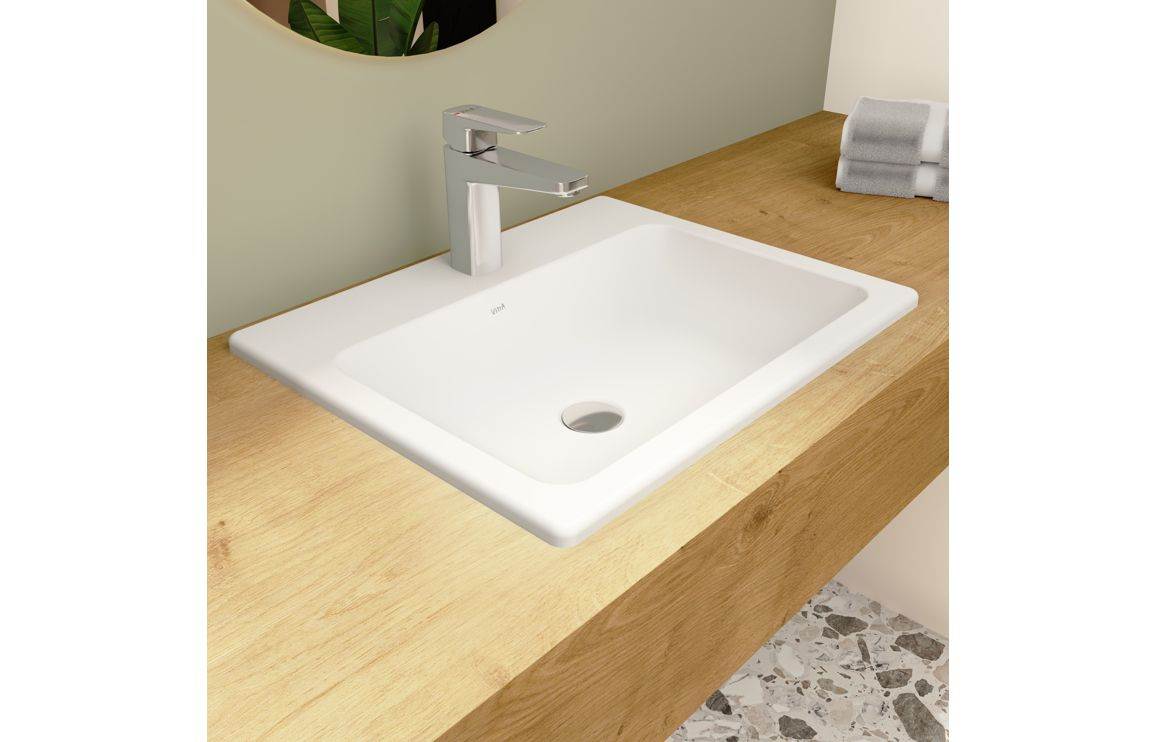 VitrA S20 550x455mm 1TH Countertop/Vessel Washbowl - White