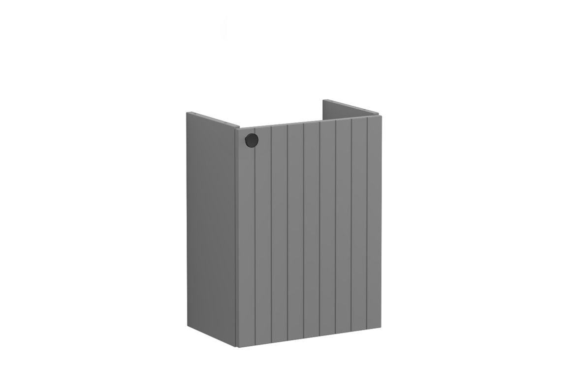 VitrA Root Groove 40cm 1 Door Wall Hung Slim Washbasin Unit - Matt White, Matt Fjord Green, Matt Grey, Matt Dark Blue, Matt Graphite, Matt Light Grey,  Matt Retro Green