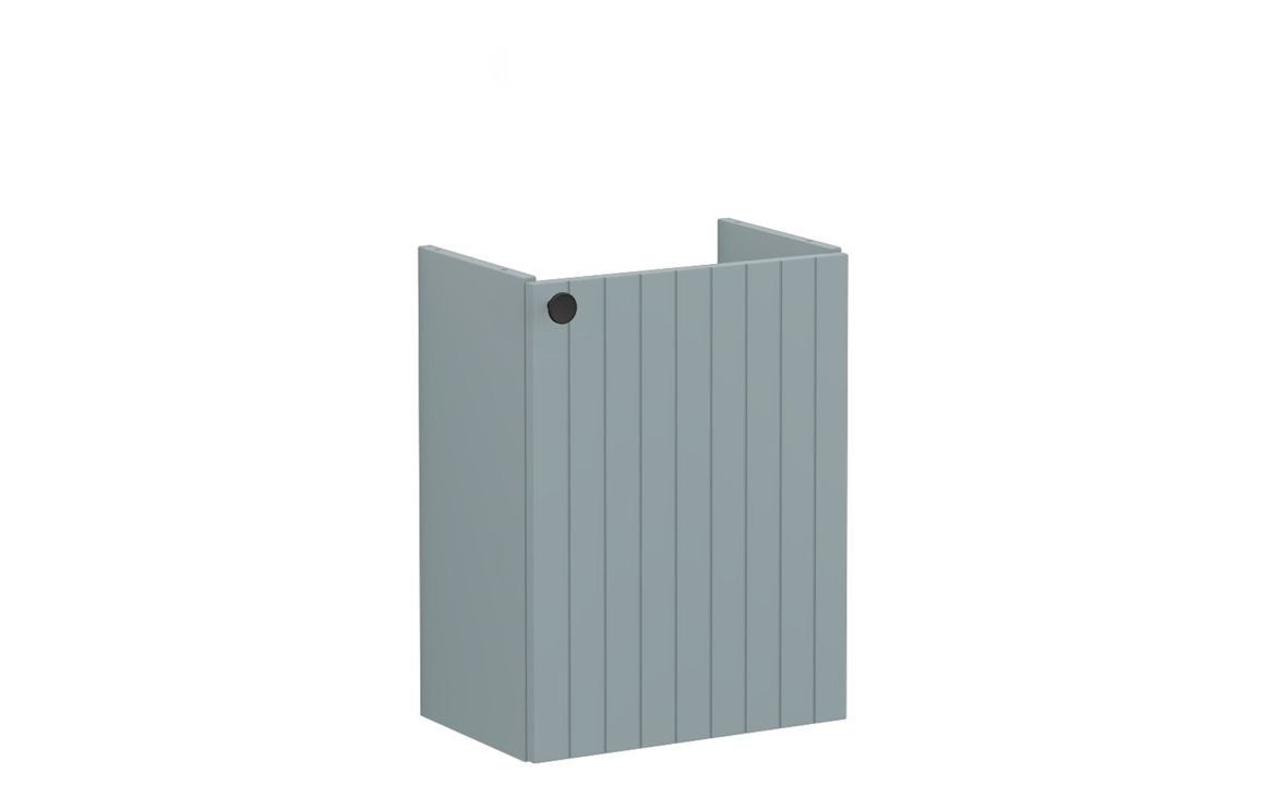 VitrA Root Groove 40cm 1 Door Wall Hung Slim Washbasin Unit - Matt White, Matt Fjord Green, Matt Grey, Matt Dark Blue, Matt Graphite, Matt Light Grey,  Matt Retro Green