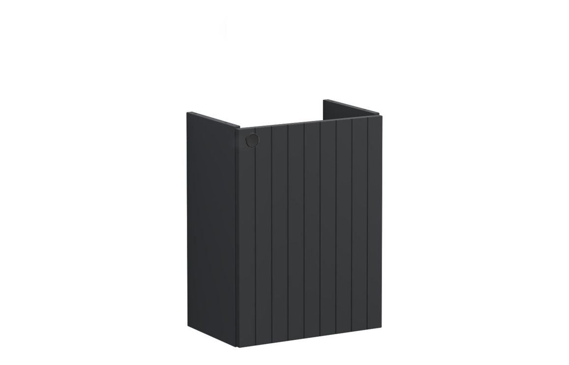 VitrA Root Groove 40cm 1 Door Wall Hung Slim Washbasin Unit - Matt White, Matt Fjord Green, Matt Grey, Matt Dark Blue, Matt Graphite, Matt Light Grey,  Matt Retro Green