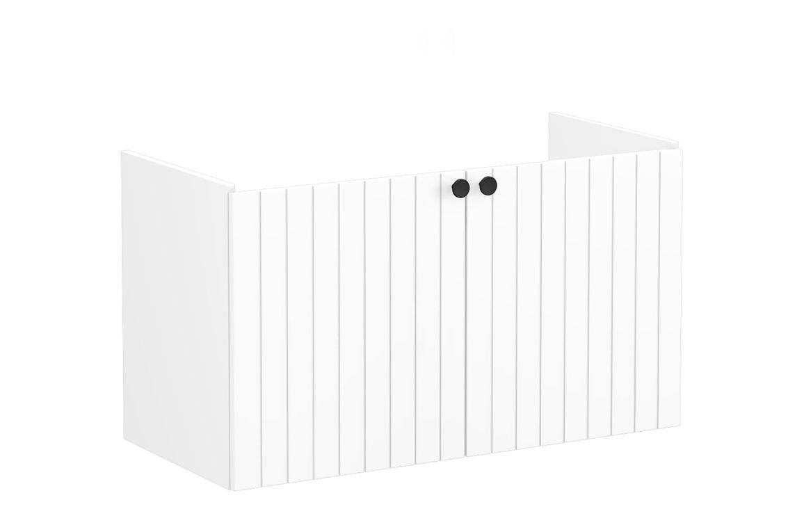 VitrA Root Groove 100cm 2 Door Washbasin Unit - Matt White, Matt Fjord Green, Matt Grey, Matt Dark Blue, Matt Graphite, Matt Light Grey,  Matt Retro Green