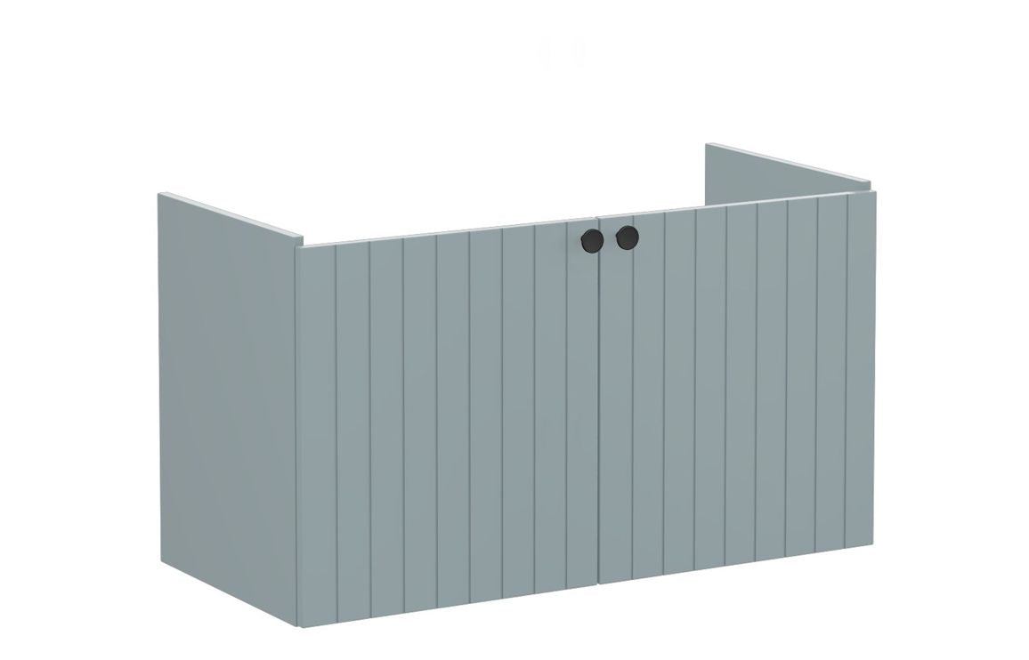 VitrA Root Groove 100cm 2 Door Washbasin Unit - Matt White, Matt Fjord Green, Matt Grey, Matt Dark Blue, Matt Graphite, Matt Light Grey,  Matt Retro Green