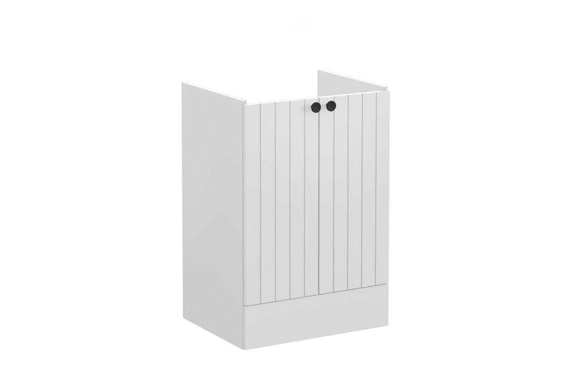 VitrA Root Groove 60cm 2 Door Floor Standing Washbasin Unit - Matt White, Matt Fjord Green, Matt Grey, Matt Dark Blue, Matt Graphite, Matt Light Grey,  Matt Retro Green
