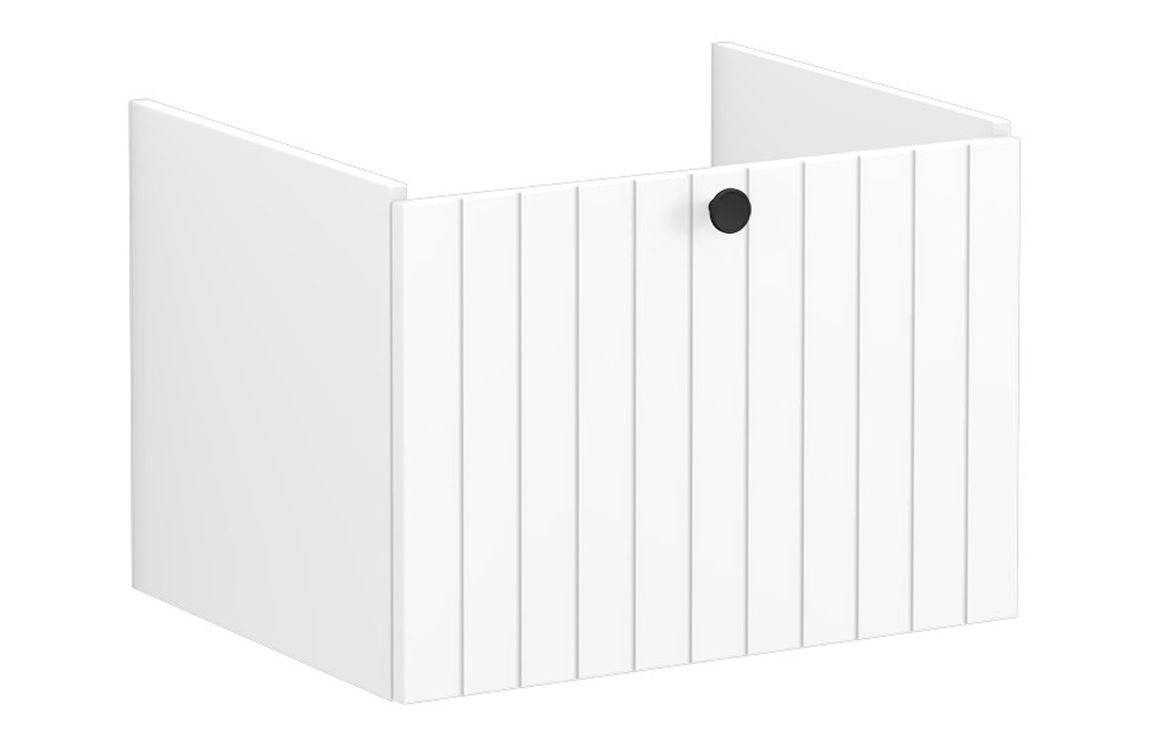 VitrA Root Groove 60cm 1 Drawer Washbasin Unit - Matt White, Matt Fjord Green, Matt Grey, Matt Dark Blue, Matt Graphite, Matt Light Grey,  Matt Retro Green