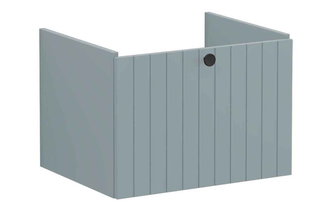 VitrA Root Groove 60cm 1 Drawer Washbasin Unit - Matt White, Matt Fjord Green, Matt Grey, Matt Dark Blue, Matt Graphite, Matt Light Grey,  Matt Retro Green