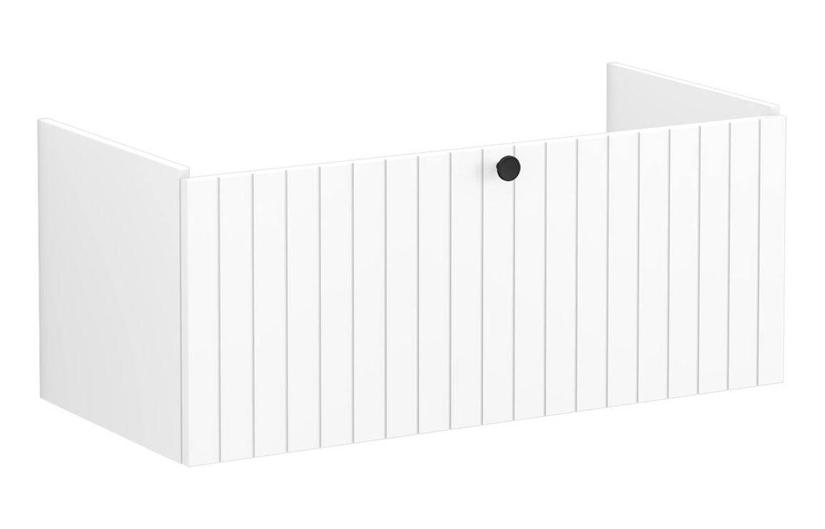 VitrA Root Groove 100cm 1 Drawer Washbasin Unit - Matt White, Matt Fjord Green, Matt Grey, Matt Dark Blue, Matt Graphite, Matt Light Grey,  Matt Retro Green