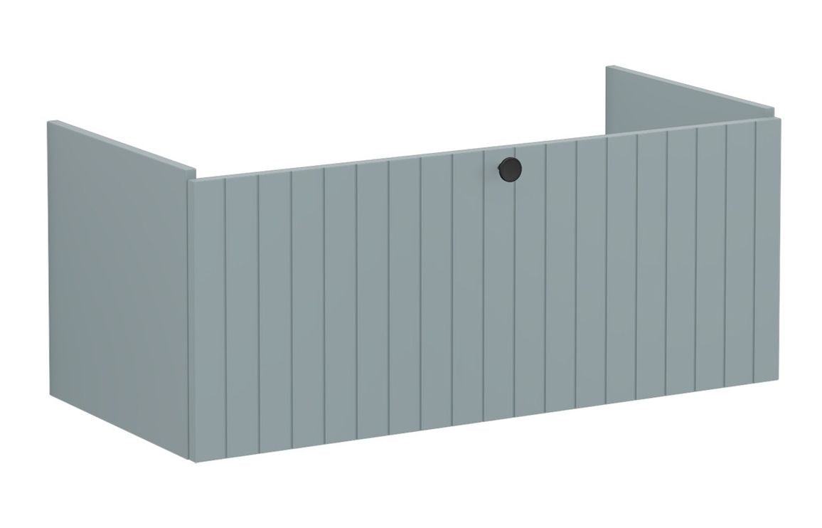 VitrA Root Groove 100cm 1 Drawer Washbasin Unit - Matt White, Matt Fjord Green, Matt Grey, Matt Dark Blue, Matt Graphite, Matt Light Grey,  Matt Retro Green