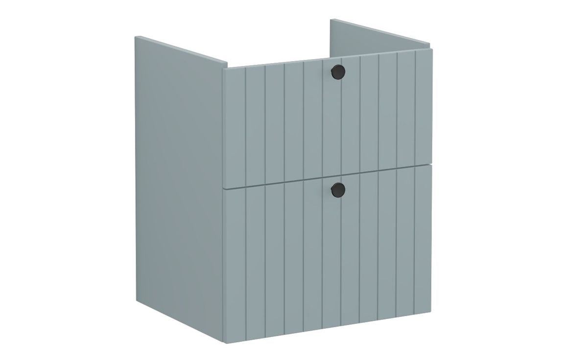 VitrA Root Groove 60cm 2 Drawer Washbasin Unit - Matt White, Matt Fjord Green, Matt Grey, Matt Dark Blue, Matt Graphite, Matt Light Grey,  Matt Retro Green