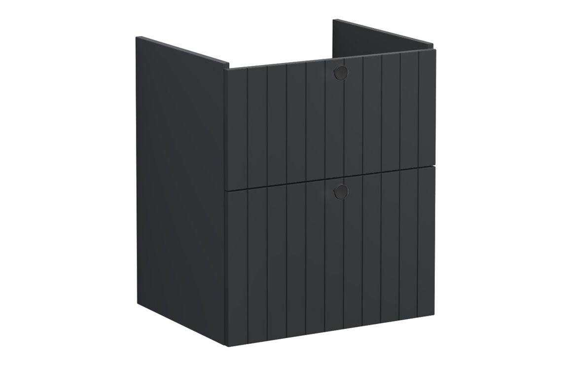 VitrA Root Groove 60cm 2 Drawer Washbasin Unit - Matt White, Matt Fjord Green, Matt Grey, Matt Dark Blue, Matt Graphite, Matt Light Grey,  Matt Retro Green