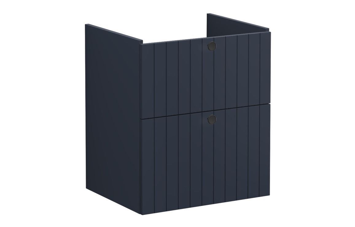 VitrA Root Groove 60cm 2 Drawer Washbasin Unit - Matt White, Matt Fjord Green, Matt Grey, Matt Dark Blue, Matt Graphite, Matt Light Grey,  Matt Retro Green