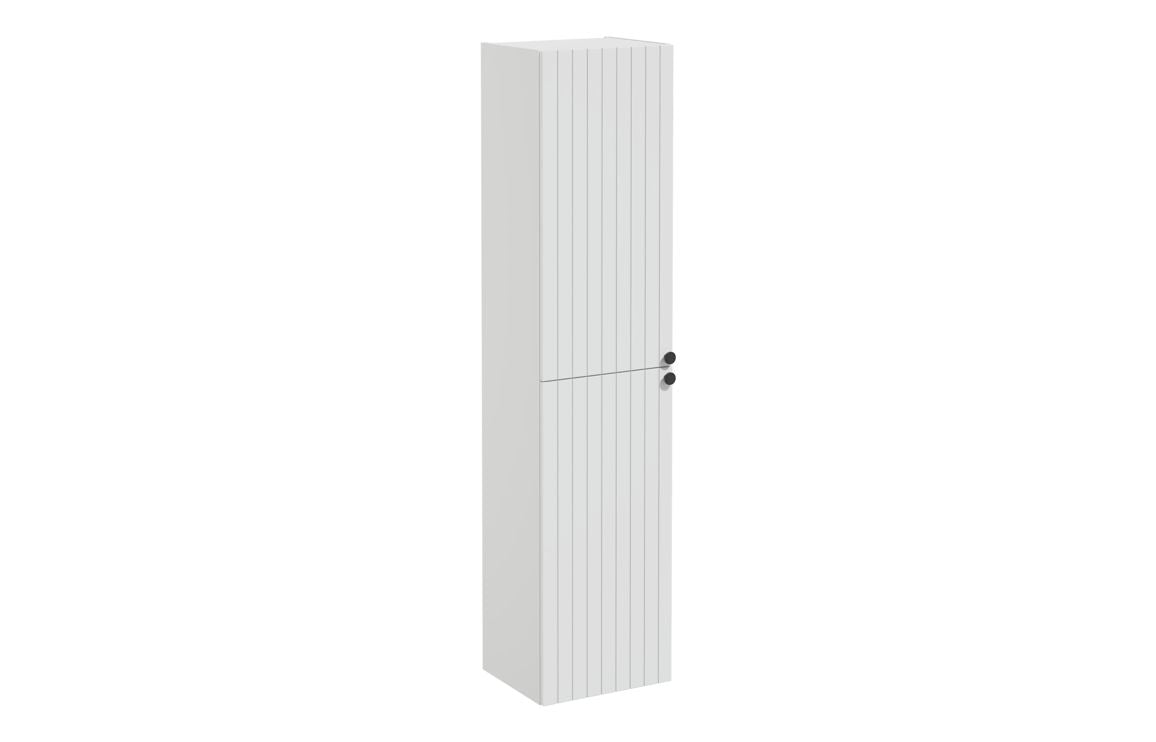 VitrA Root Groove 40cm 2 Door Tall Unit (LH Hinge) - Matt White, Matt Fjord Green, Matt Grey, Matt Dark Blue, Matt Graphite, Matt Light Grey,  Matt Retro Green
