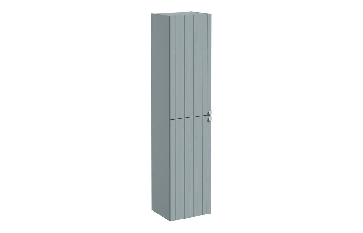 VitrA Root Groove 40cm 2 Door Tall Unit (LH Hinge) - Matt White, Matt Fjord Green, Matt Grey, Matt Dark Blue, Matt Graphite, Matt Light Grey,  Matt Retro Green