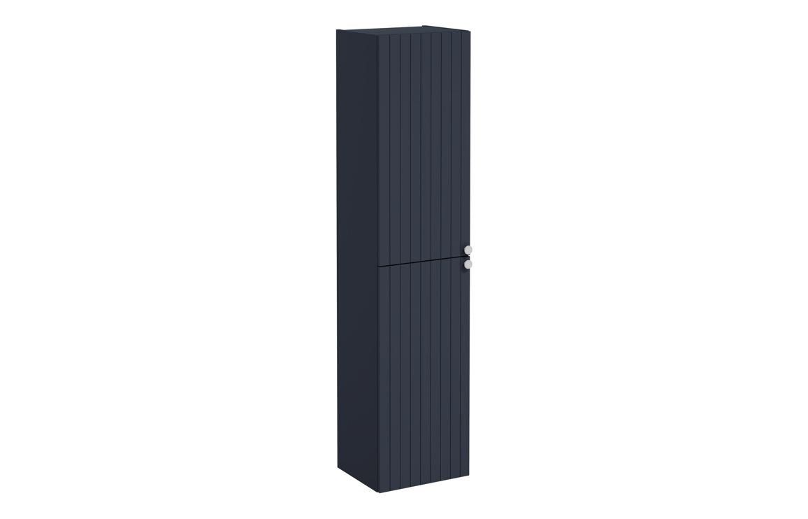 VitrA Root Groove 40cm 2 Door Tall Unit (LH Hinge) - Matt White, Matt Fjord Green, Matt Grey, Matt Dark Blue, Matt Graphite, Matt Light Grey,  Matt Retro Green