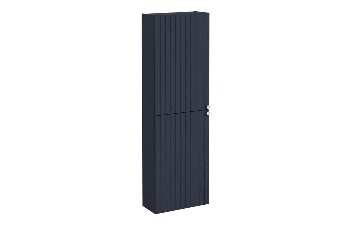 VitrA Root Groove 55cm 2 Door Slim Tall Unit (LH Hinge) - Matt White, Matt Fjord Green, Matt Grey, Matt Dark Blue, Matt Graphite, Matt Light Grey,  Matt Retro Green