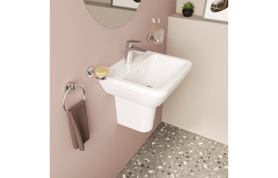 VitrA Integra 445x400mm 1TH Basin w/Overflow - White