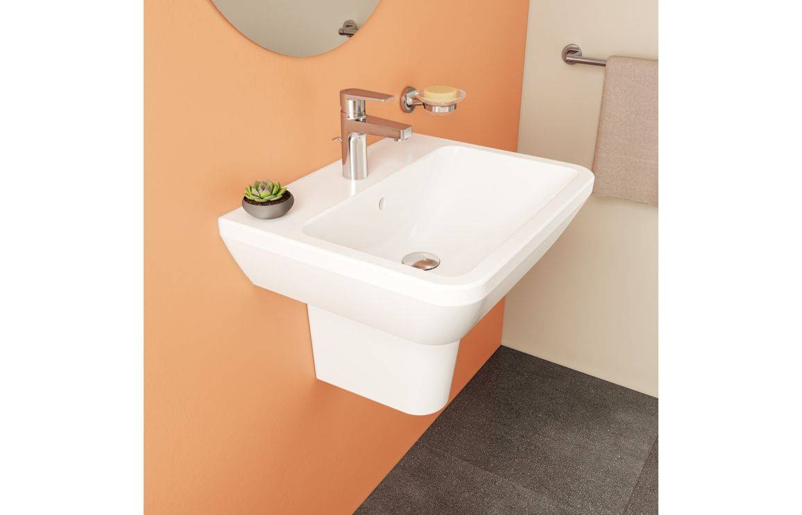 VitrA Integra 550x445mm 1TH Basin w/Overflow - White