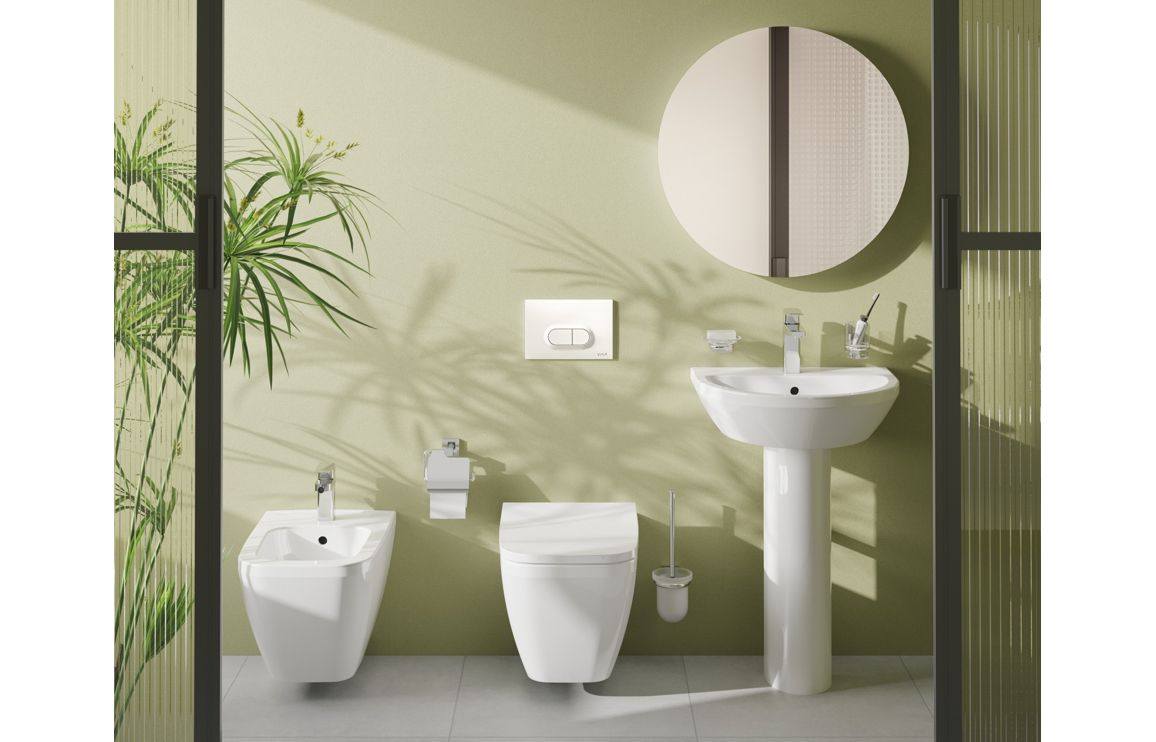 VitrA Integra Square Wall Hung Pan Only - White