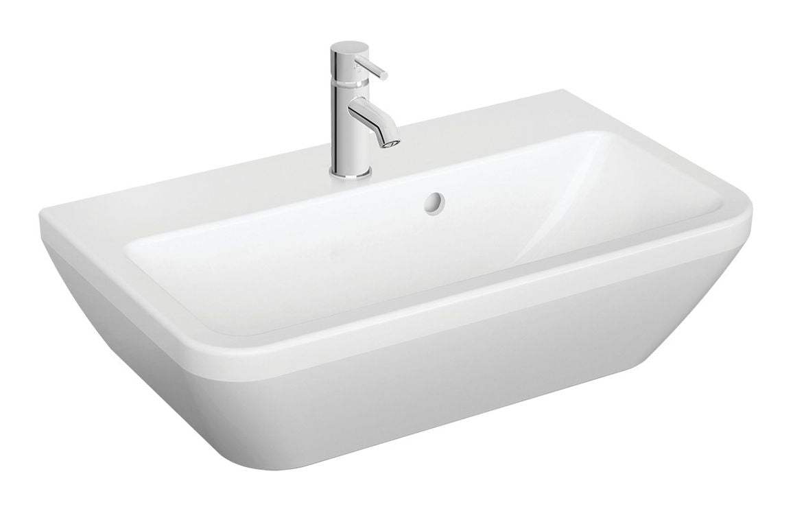 VitrA Integra 600x360mm Compact Basin w/Overflow - White