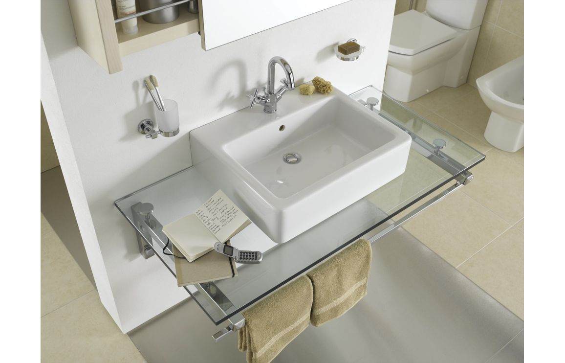 VitrA Nuo 500x440mm 1TH Countertop Basin w/Overflow - White