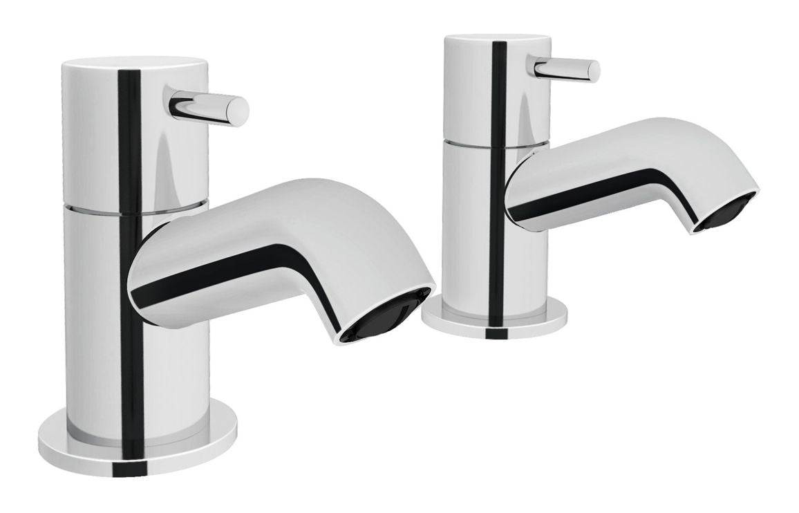 VitrA Minimax S Bath Pillar Taps- Chrome