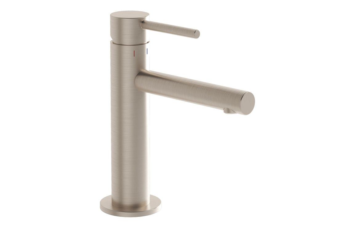 VitrA Origin Basin Mixer: Brushed Nickel, Chrome, Matt Black, Soft Copper