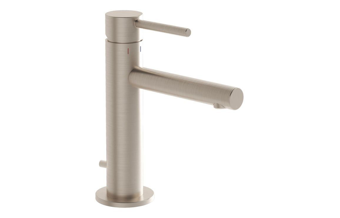 VitrA Origin Basin Mixer w/Waste Lever: Brushed Nickel, Chrome, Matt Black, Soft Copper