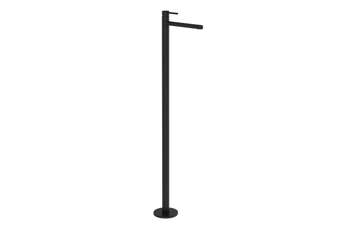 VitrA Origin Floor Standing Basin Mixer: Brushed Nickel, Chrome, Matt Black, Soft Copper