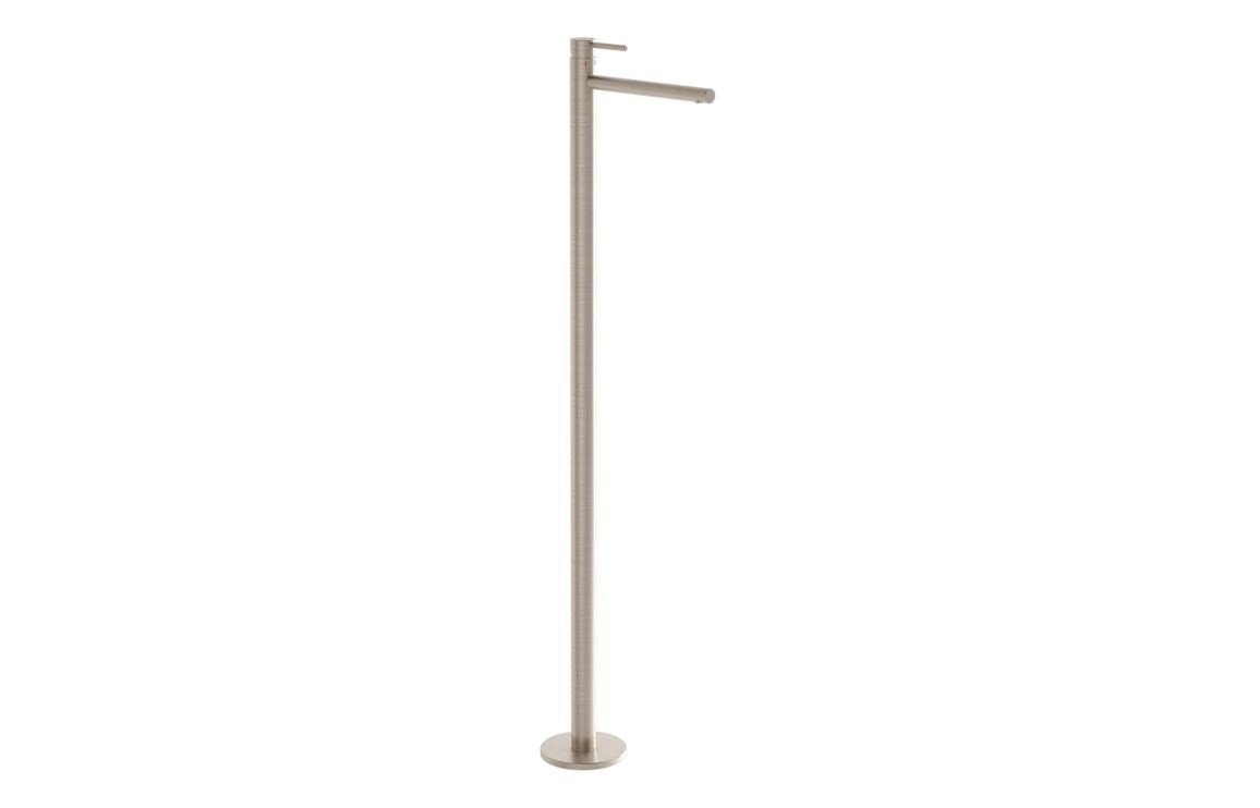 VitrA Origin Floor Standing Basin Mixer: Brushed Nickel, Chrome, Matt Black, Soft Copper