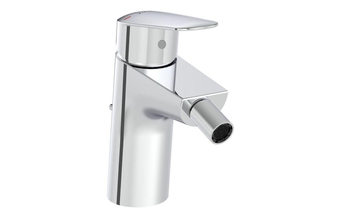 VitrA Flow Round Bidet Mixer - Chrome