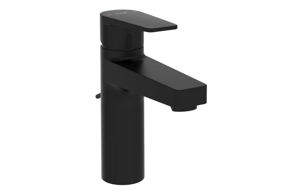 VitrA Flow Square Large Basin Mixer w/Waste Lever