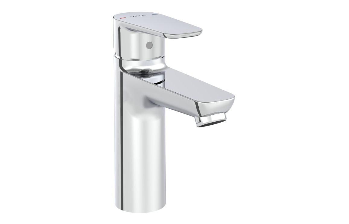 VitrA Flow Soft Large Basin Mixer Chrome or Matt Black