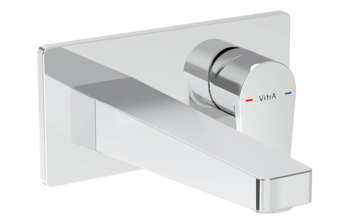 VitrA Flow Square Wall Mounted Basin Mixer