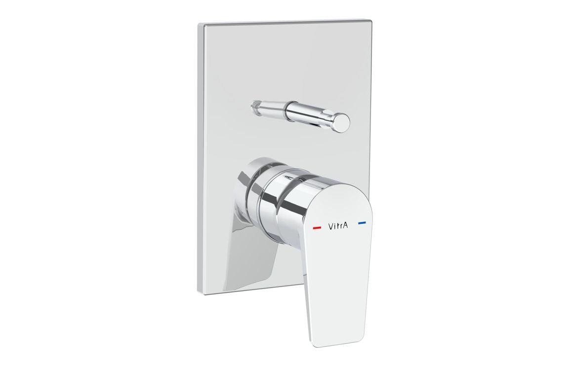 VitrA Flow Square Integrated Bath Mixer Valve