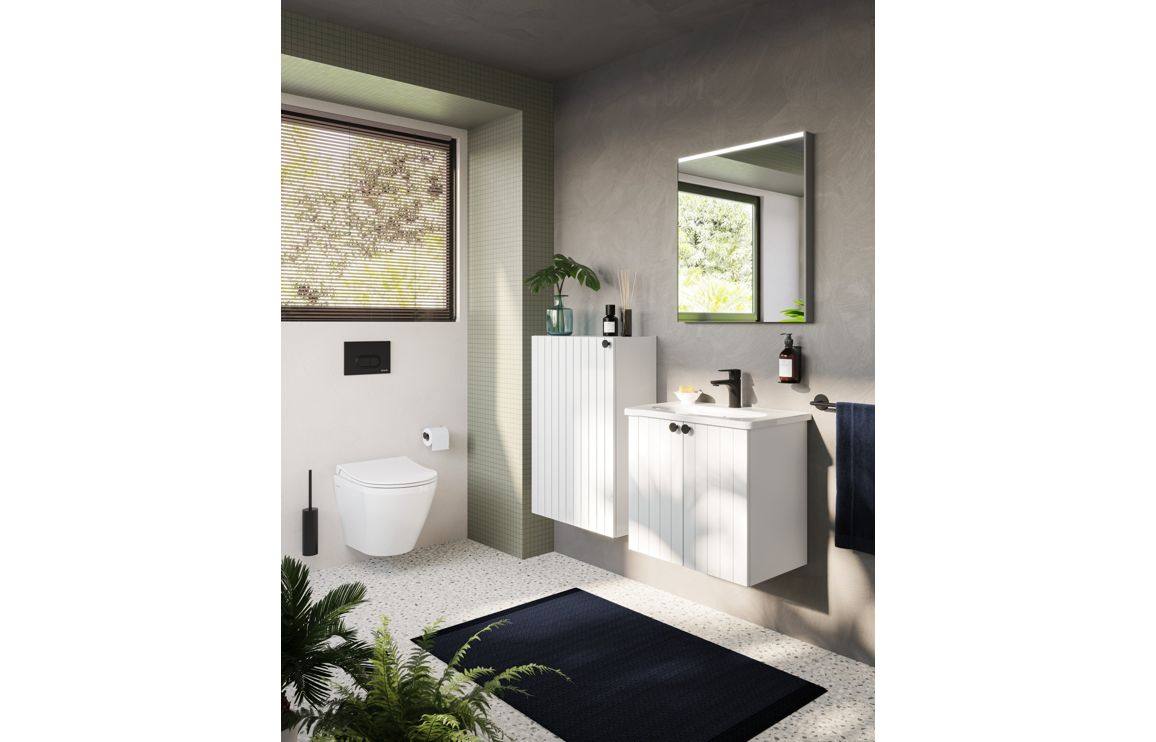VitrA Zentrum 605x390mm 1TH Vanity Basin w/Overflow - White