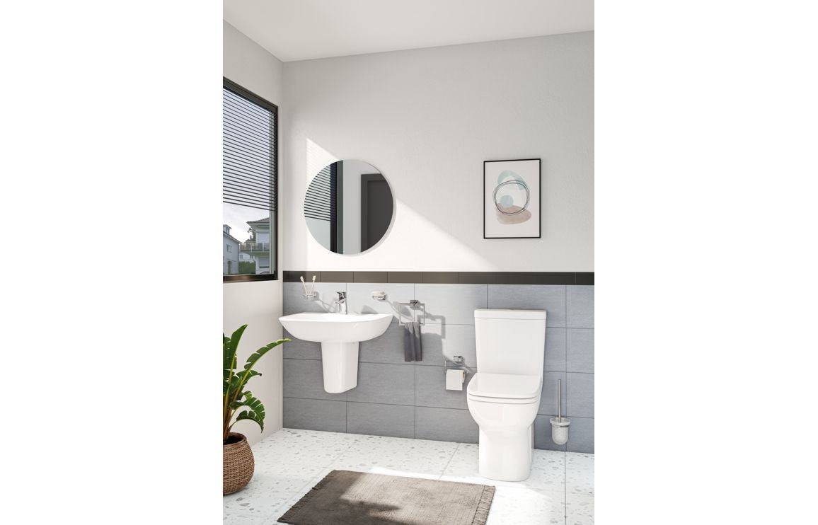 VitrA S20 Fully Shrouded Close Coupled Pan Only - White