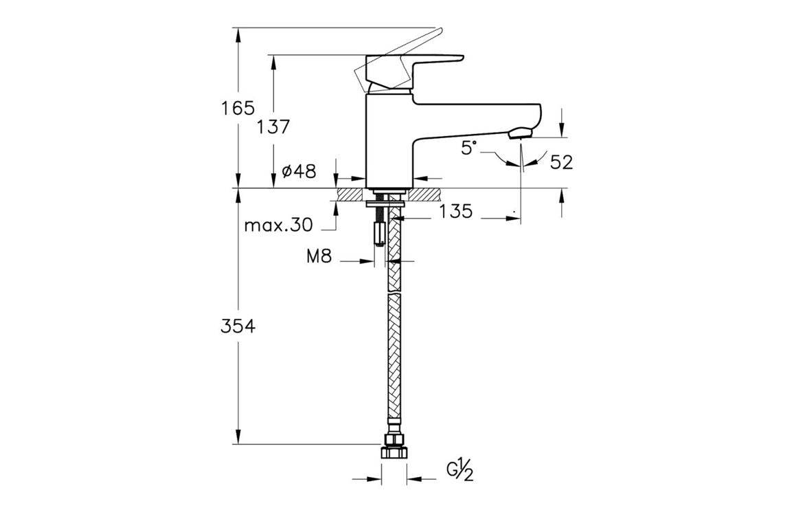 VitrA Flow Soft Monohole Bath Filler