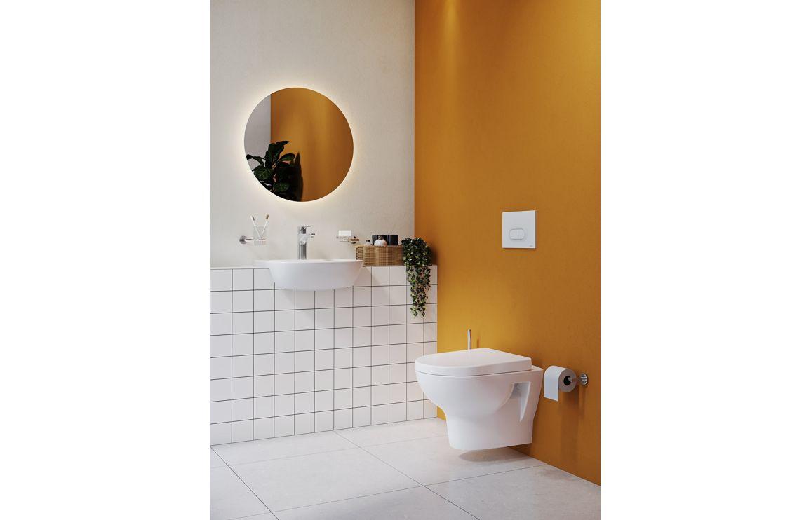VitrA Zentrum 495x425mm 1TH Semi Recessed Basin - White